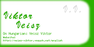 viktor veisz business card
